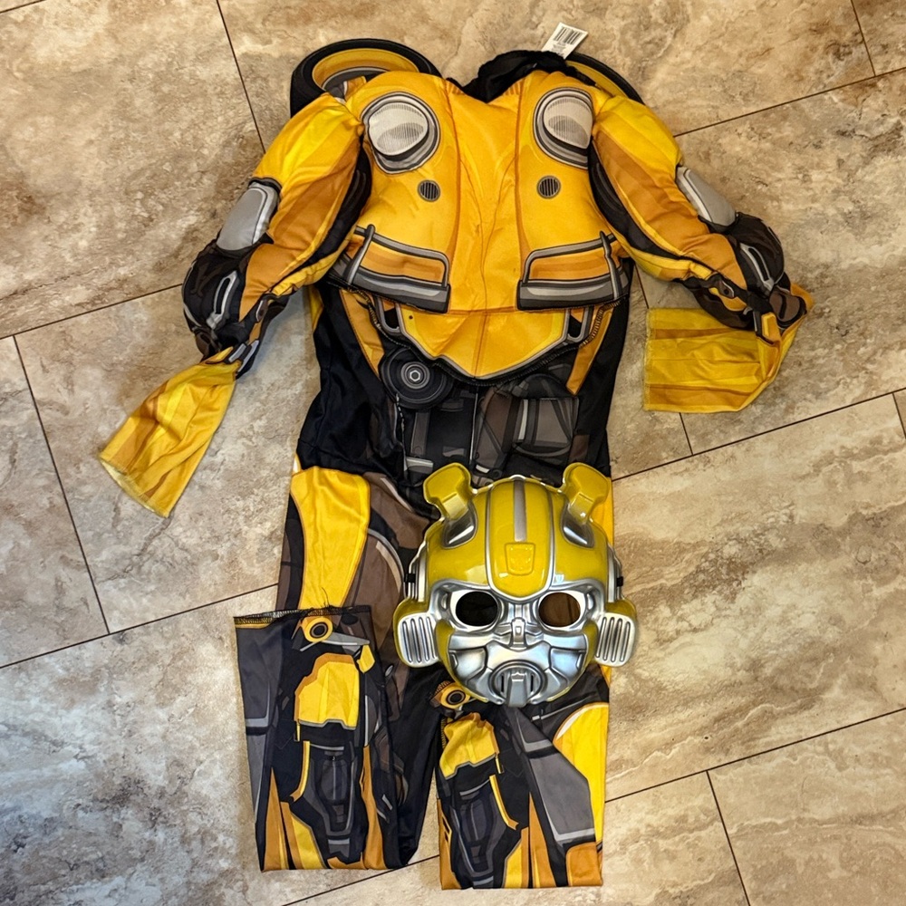 Kids Transformers Bee Robot Costume - Yellow and Black
